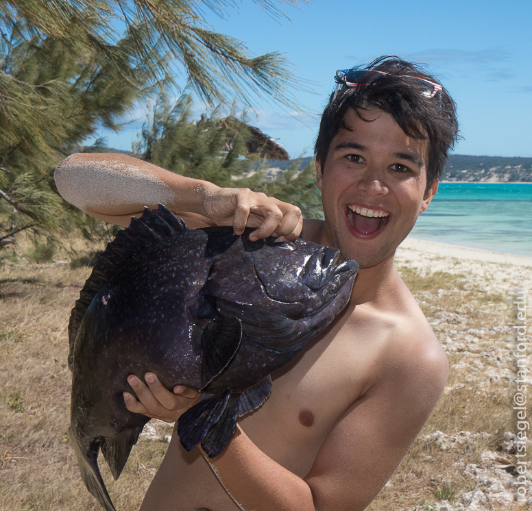 Alex with fish